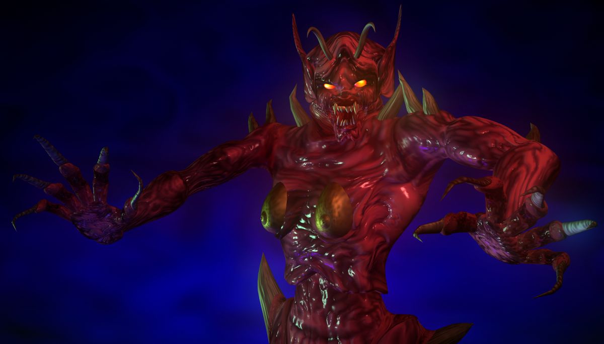 Dark Rift Render (Dark Rift N64 E3 Portraits, Etc.): Demonica