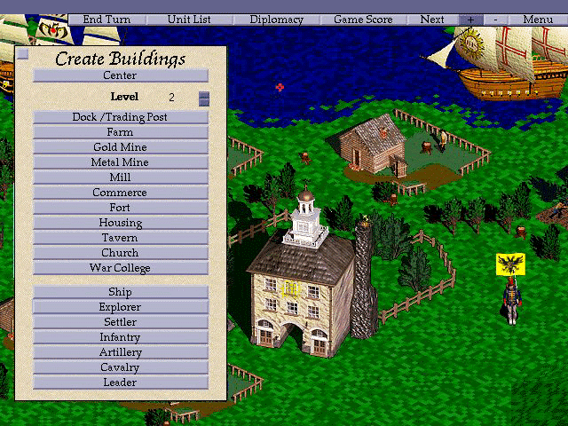 Conquest of the New World: Deluxe Edition Screenshot (Interplay Productions website, 1999)