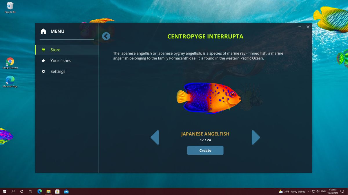 Virtual Aquarium Screenshot (Steam)