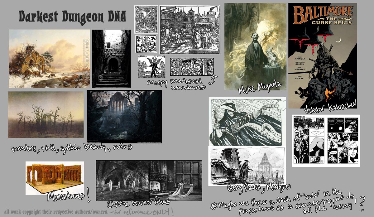 Darkest Dungeon Concept Art (Official website concept art)