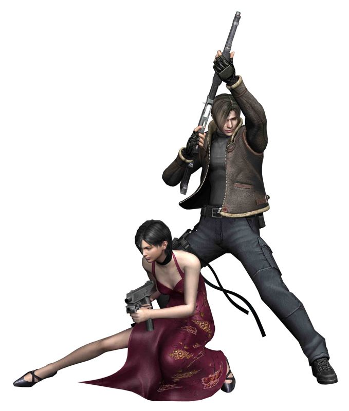 Resident Evil 4 Render (CAPCOM E3 2005 Press Kit): Leon & Ada E3