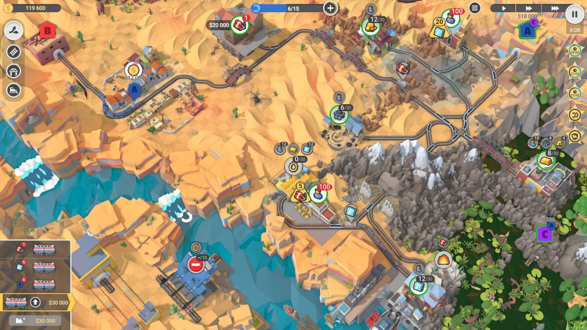 Train Valley 2: Workshop Gems - Sapphire Screenshot (Steam)