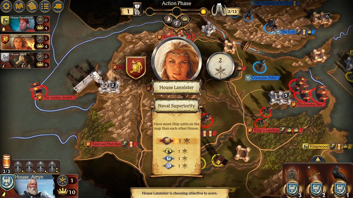 A Game of Thrones: The Board Game - Digital Edition: A Feast For Crows Screenshot (Steam)