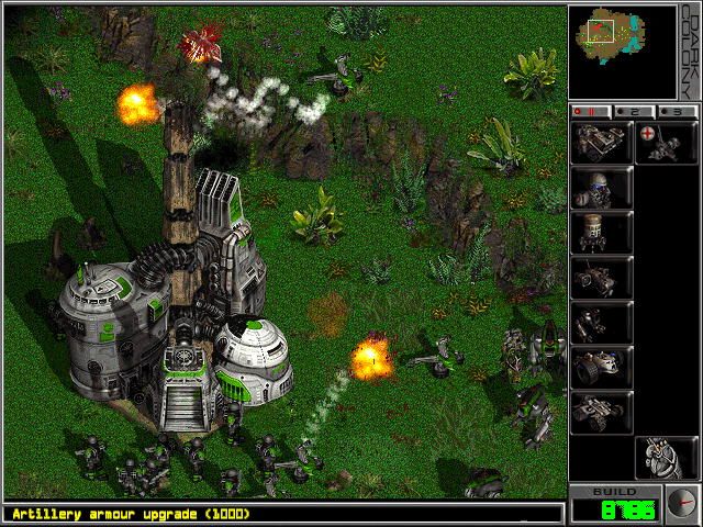 Dark Colony Screenshot (GameTek website, 1997-05-12)