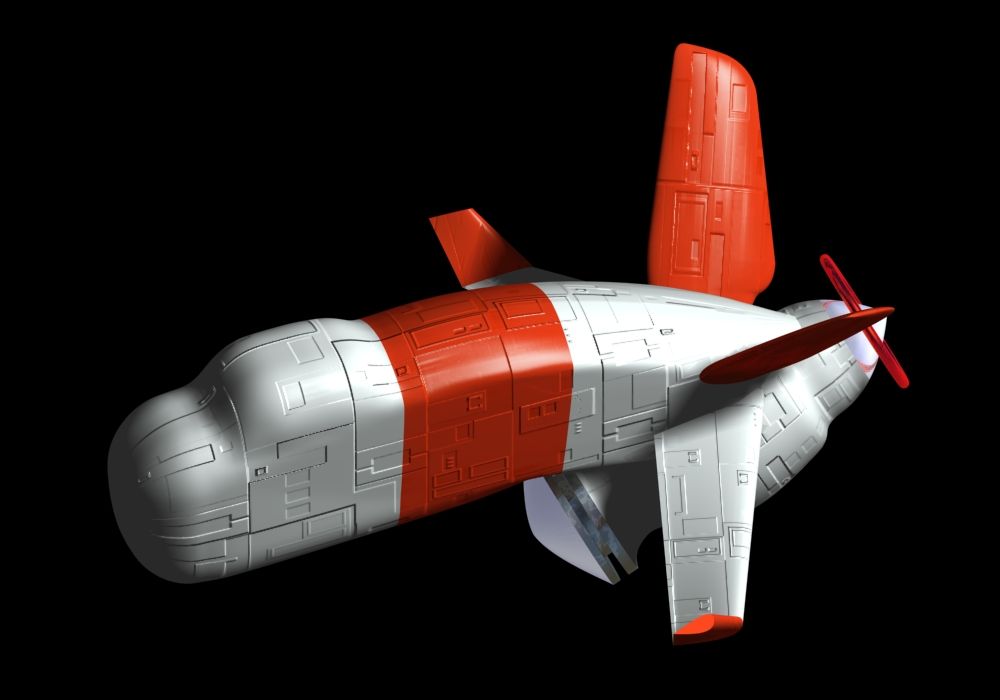 I of the Enemy Render (Enemy Technology website - concept images (2005)): Unath fighter (Green).