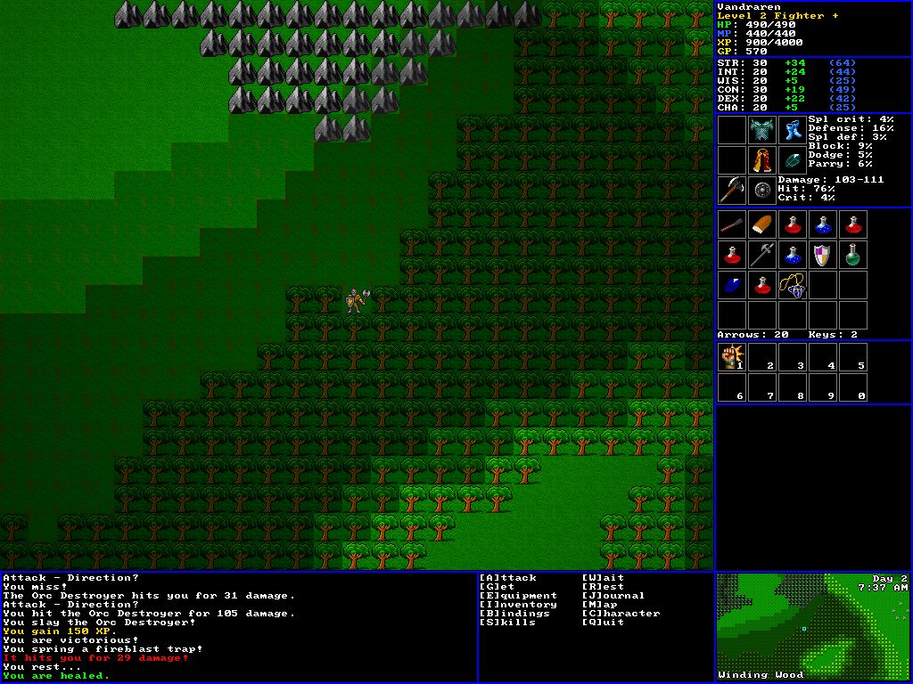 Bludgeons & Krakens Screenshot (itch.io store page)