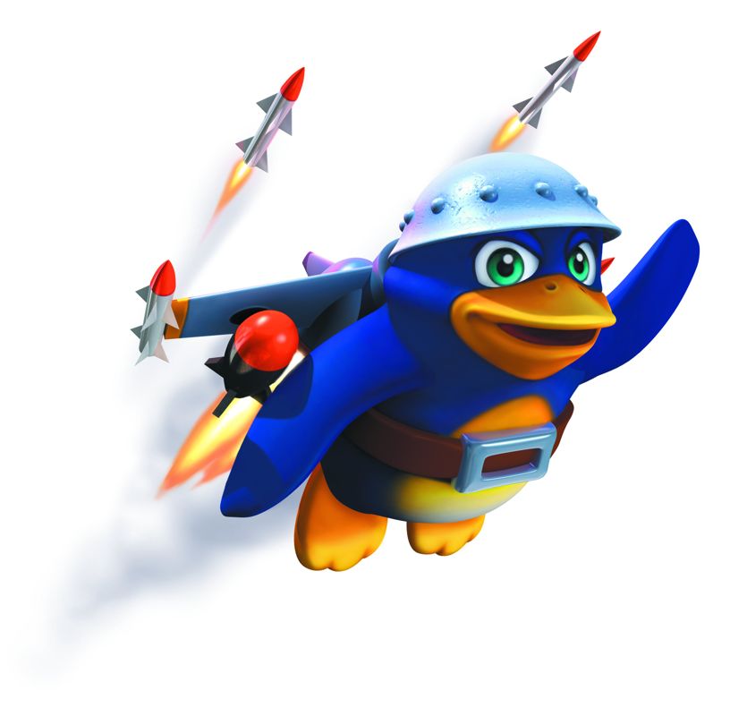 Spyro: A Hero's Tail Render (Spyro: A Hero's Tail / Crash Twinsanity Digital Press Kit): Sgt Bird flying
