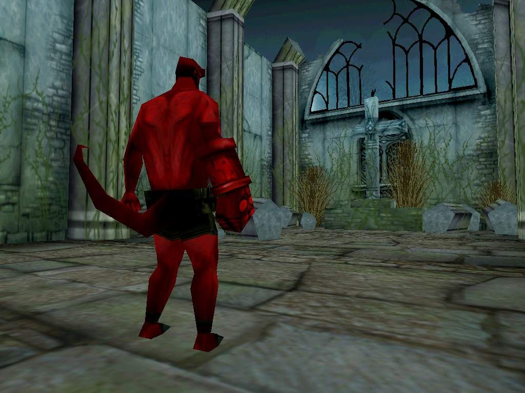 Hellboy: Dogs of the Night Render (E3 2000 Electronic Press Kit): Ruins