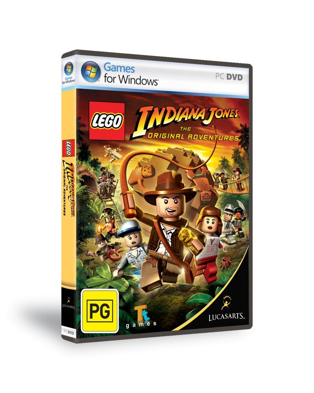 LEGO Indiana Jones: The Original Adventures Other (LEGO Indiana Jones: The Original Adventures Media Kit): PC box art (3D)