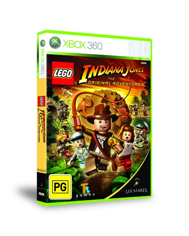 LEGO Indiana Jones: The Original Adventures Other (LEGO Indiana Jones: The Original Adventures Media Kit): Xbox 360 box art (3D)