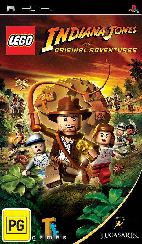 LEGO Indiana Jones: The Original Adventures Other (LEGO Indiana Jones: The Original Adventures Media Kit): PSP box art