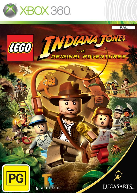LEGO Indiana Jones: The Original Adventures Other (LEGO Indiana Jones: The Original Adventures Media Kit): Xbox 360 box art
