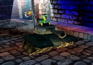 Gex 3: Deep Cover Gecko Screenshot (Gex DCG Art Disk): War