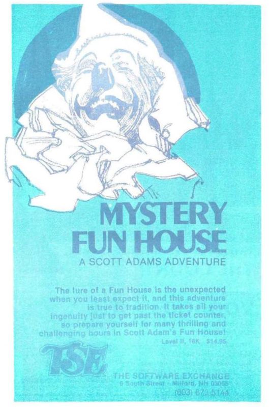 Mystery Fun House Magazine Advertisement (Magazine Advertisements): SoftSide Magazine (United States) November 1979, page 27