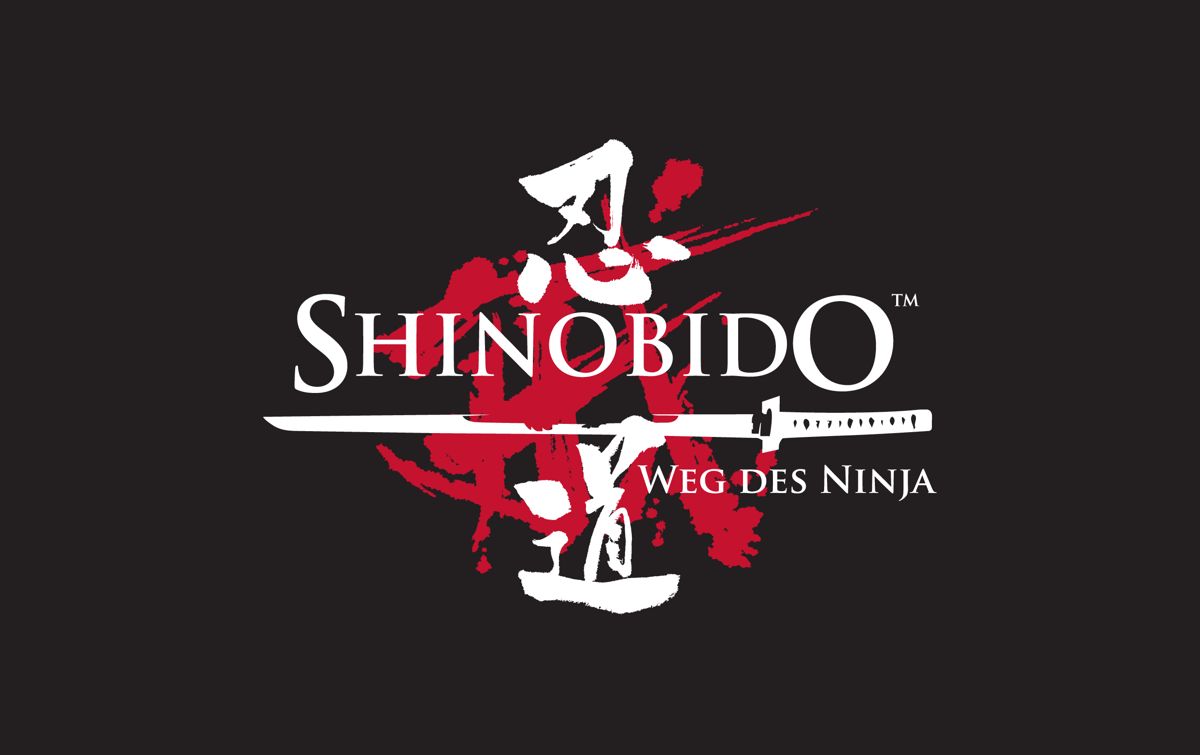 Shinobido: Way of the Ninja Logo (E3 2006 Press Information CD-rom): Shinobido logo - white text (GERMANY)