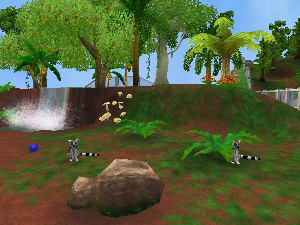 Zoo Tycoon 2 Screenshot (Xbox and Microsoft Game Studios E3 2004 Media DVD): Lemurs