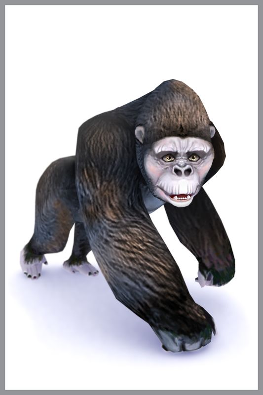 Zoo Tycoon 2 Render (Xbox and Microsoft Game Studios E3 2004 Media DVD): Gorilla