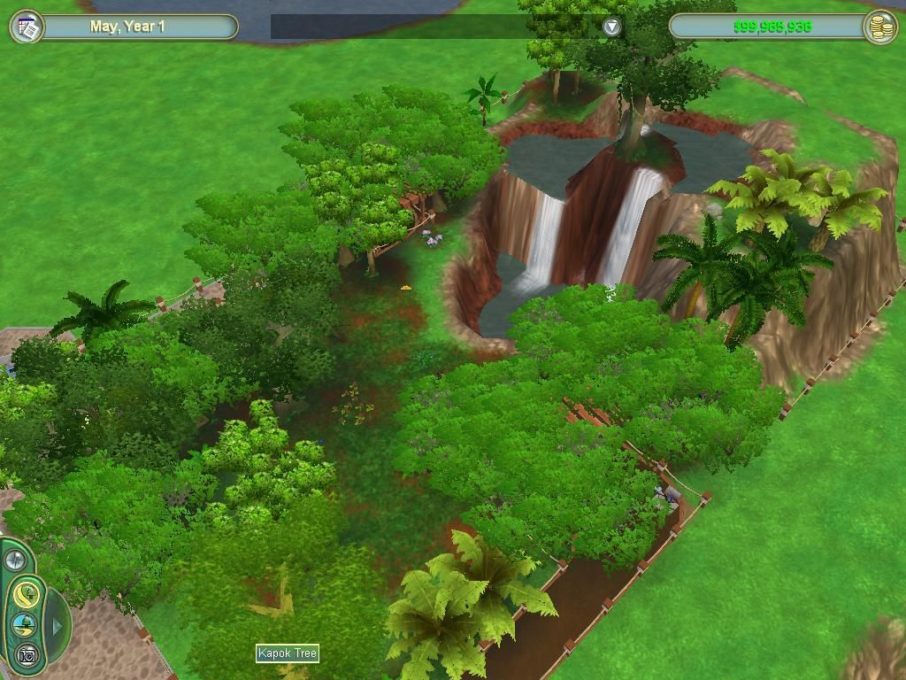 Zoo Tycoon 2 Screenshot (Xbox and Microsoft Game Studios E3 2004 Media DVD): Overhead view