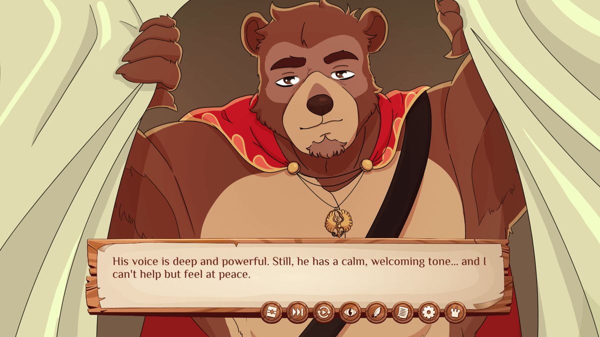 Burrow of the Fallen Bear: A Gay Furry Visual Novel Screenshot (Steam)
