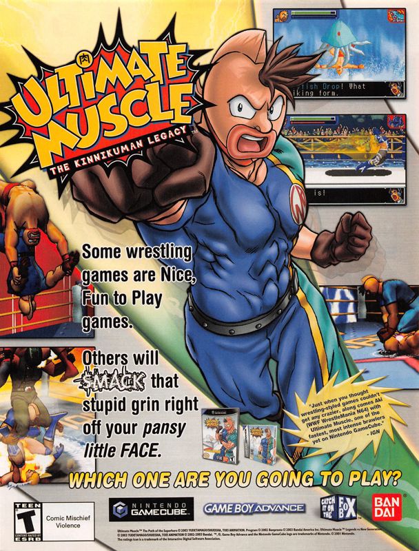 Ultimate Muscle: The Kinnikuman Legacy - The Path of the Superhero Magazine Advertisement (Magazine Advertisements): Nintendo Power #172 (October 2003), page 59