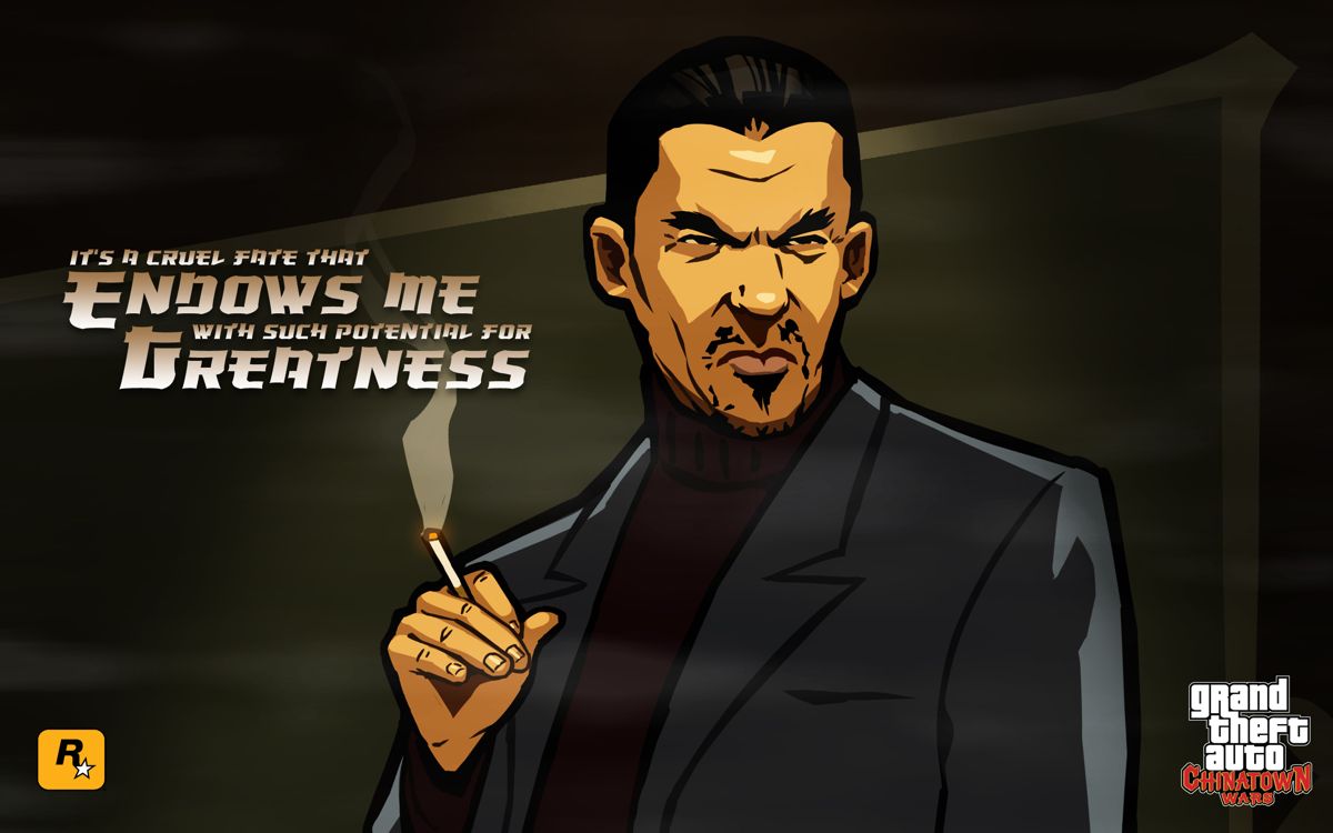 Grand Theft Auto: Chinatown Wars Wallpaper (Official Website): Zhou Ming