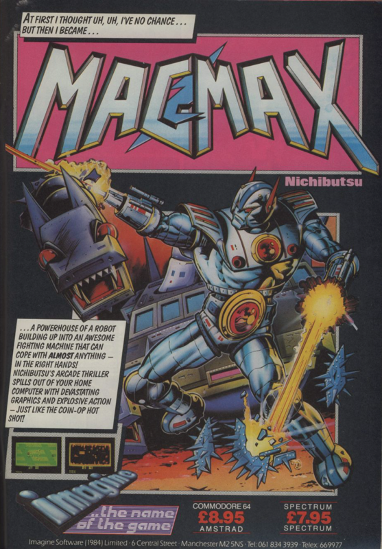 MagMax Magazine Advertisement (Magazine Advertisements): Computer + Video Games (United Kingdom), Issue #67 (May 1987)