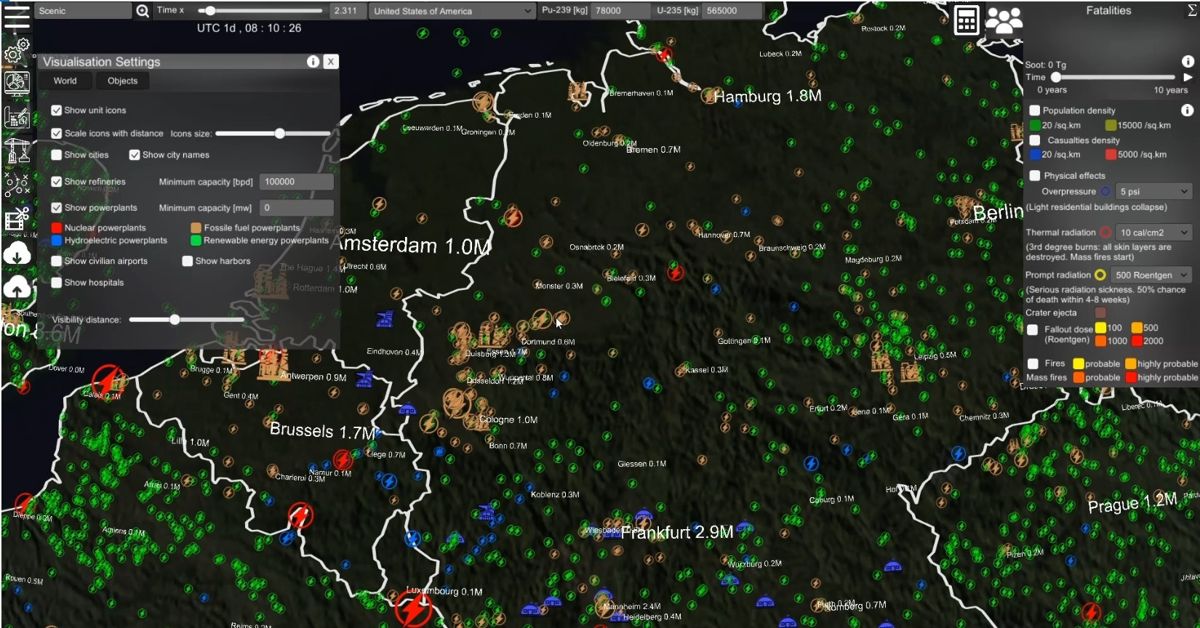 Nuclear War Simulator Screenshot (Steam)