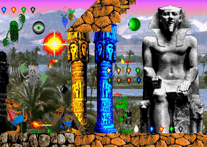 Kang Fu Screenshot (GREat website, 1996): egyptian level