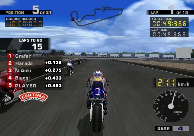 MotoGP Screenshot (Sony ECTS 2000 Press Kit)