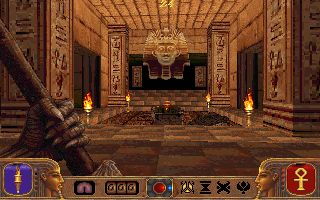 Powerslave Screenshot (Playmates Interactive Entertainment website): This is likely a screenshot from the official beta version of the game