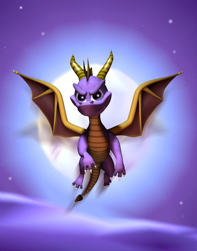 Spyro: Year of the Dragon Render (Sony ECTS 2000 Press Kit)
