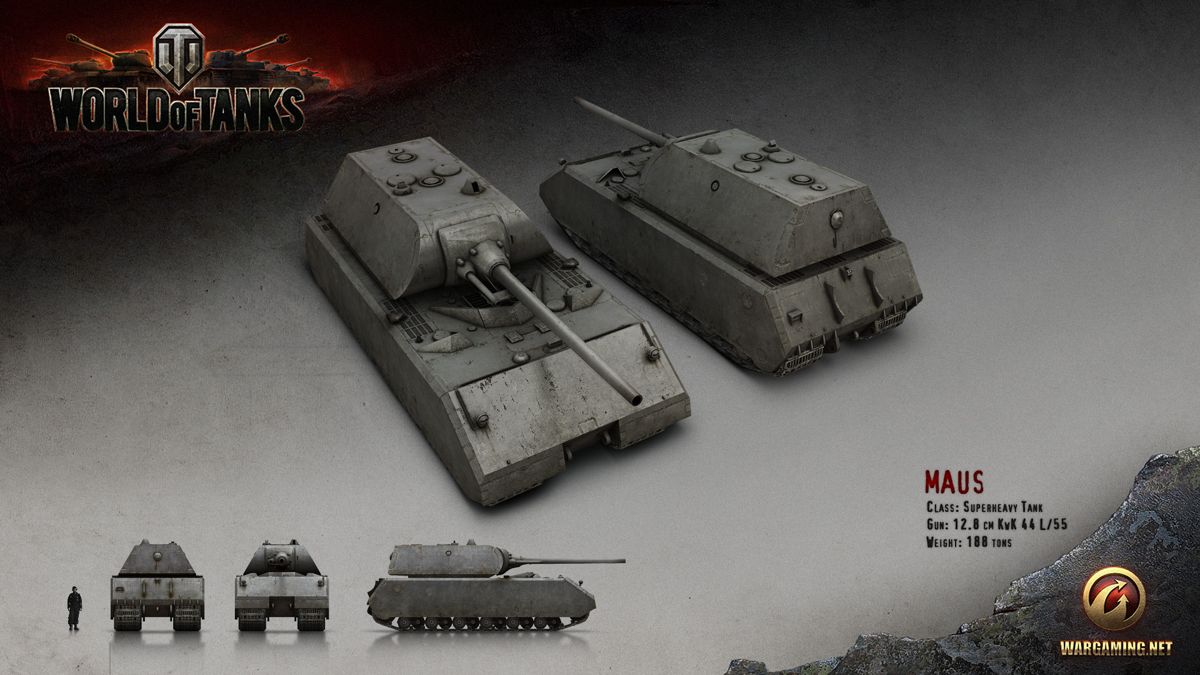 World of Tanks Render (Official Website, Vehicle Renders (2016)): Maus