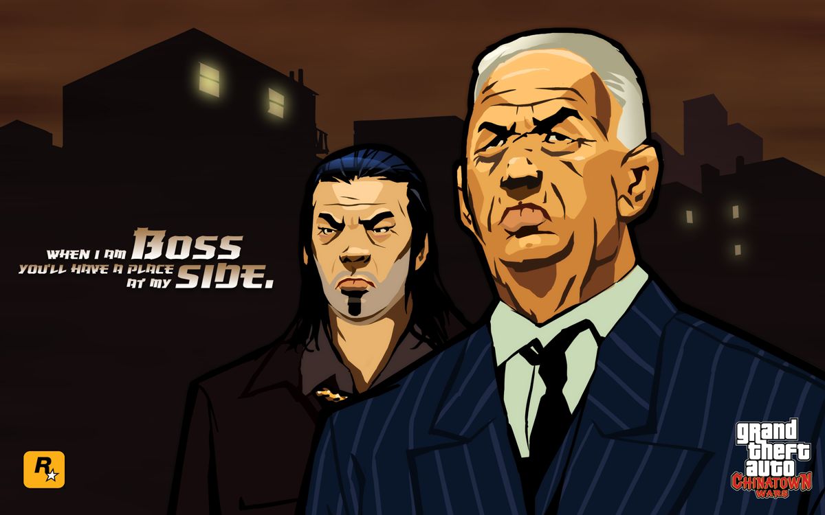 Grand Theft Auto: Chinatown Wars Wallpaper (Official Website): Hsin & Chan