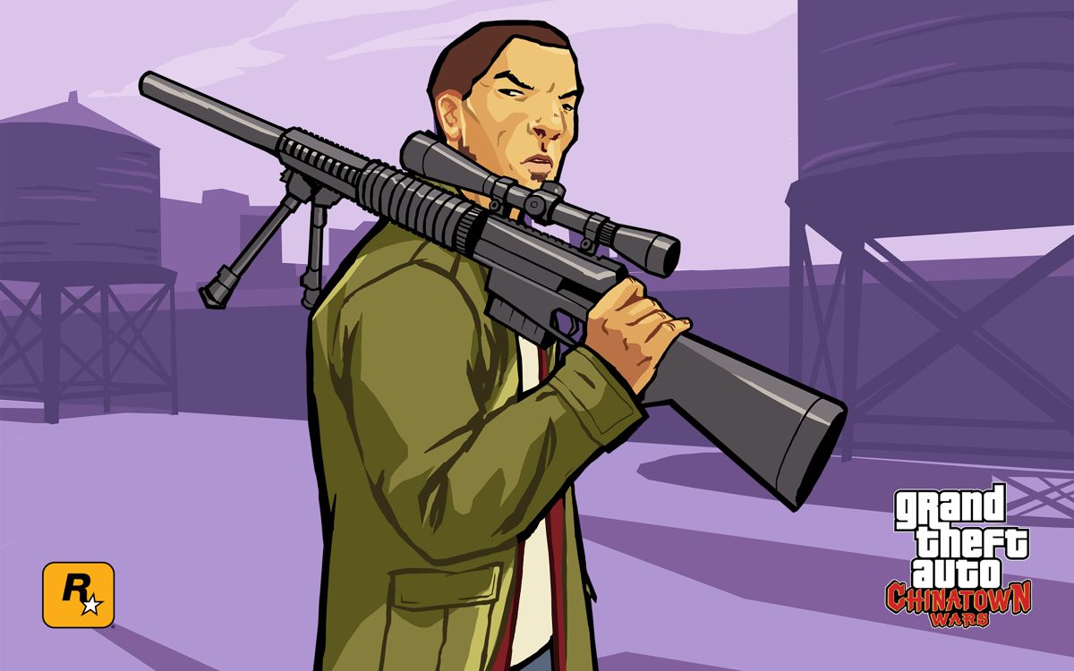 Grand Theft Auto: Chinatown Wars Wallpaper (Official Website): Huang Sniper