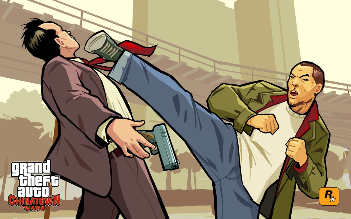 Grand Theft Auto: Chinatown Wars Wallpaper (Official Website): Kung Fu Fight