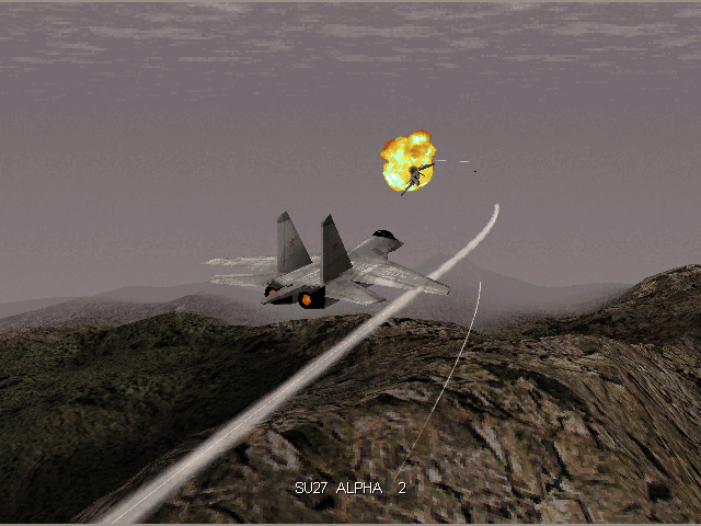 F-22 Lightning II Screenshot (NovaLogic website, 1996-08-26)