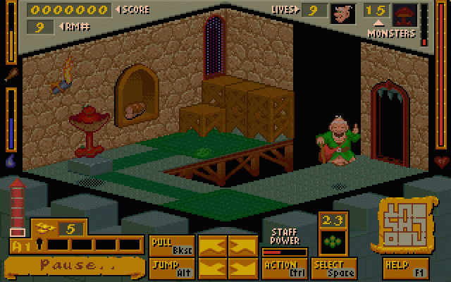 Mystic Towers Screenshot (Apogee Software website, 1998)