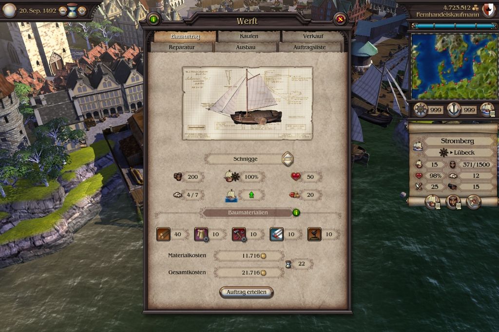 Patrician IV: Conquest by Trade Screenshot (Publisher's Product Page (2016))