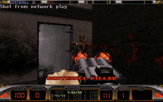 Duke Nukem 3D Screenshot (Slide show preview, 1995-11-19): Shot from network play
