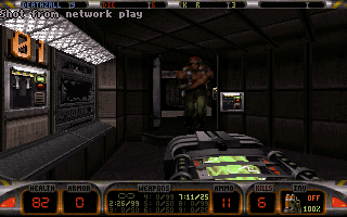 Duke Nukem 3D Screenshot (Slide show preview, 1995-11-19): Shot from network play