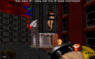 Duke Nukem 3D Screenshot (Terminal Velocity shareware v1.1, 1995-06-01): "Duke Nukem 3D", coming soon from 3D Realms Entertainment