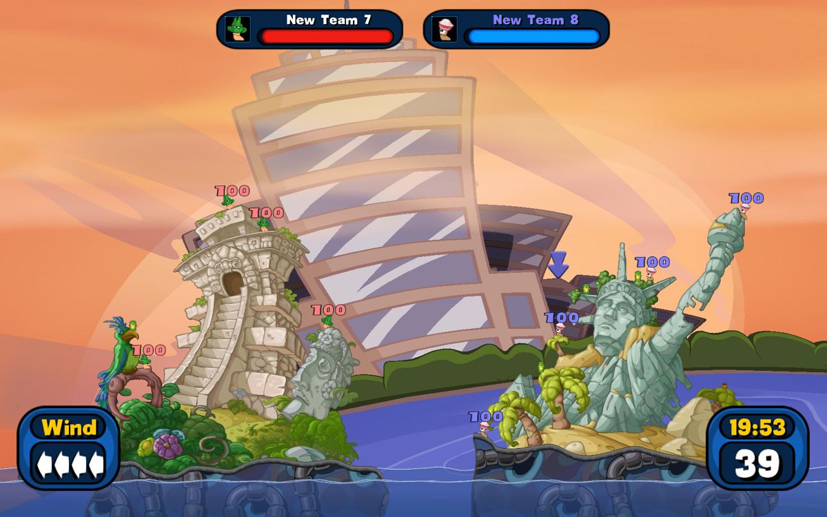 Worms: Reloaded - The "Pre-order Forts and Hats" DLC Pack Screenshot (Steam)