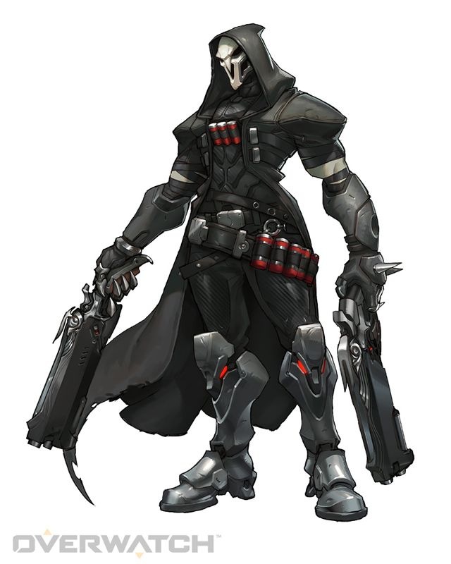 Overwatch Concept Art (Official Website): Reaper Concept