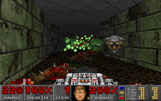 Doom Screenshot (Doom Companion CD-ROM, 1994)