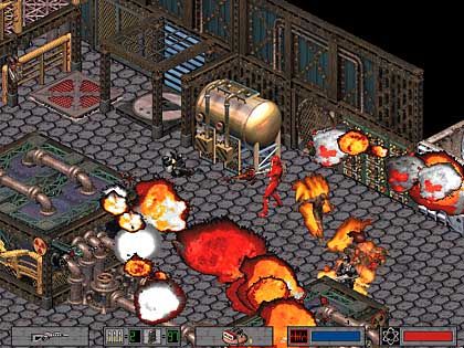 Crusader: No Regret Screenshot (ORIGIN Systems website, 1998): Explosion