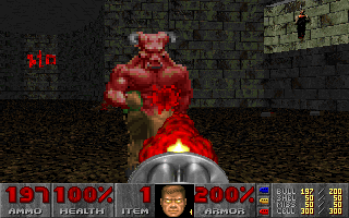 Doom Screenshot (Doom Companion CD-ROM, 1994)