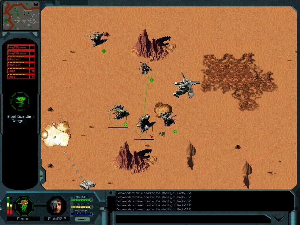 Cyberstorm 2: Corporate Wars Screenshot (Digital Press Kit Screen Shots)