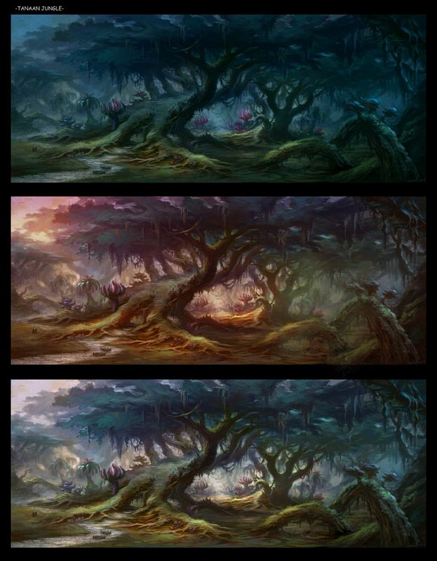 World of WarCraft: Warlords of Draenor Concept Art (Battle.net, World of Warcraft page (2016)): Tanaan Jungle