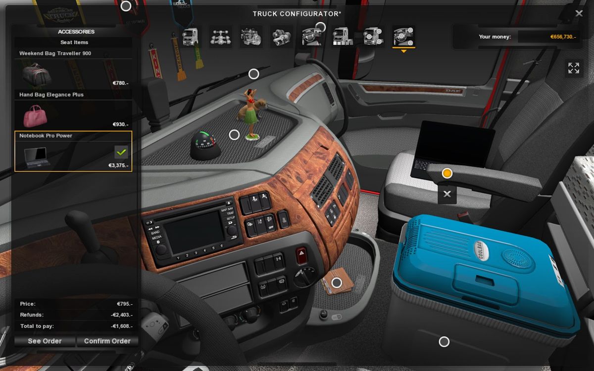 Euro Truck Simulator 2: Cabin Accessories Screenshot (blog.scssoft.com, official blog of SCS Software)