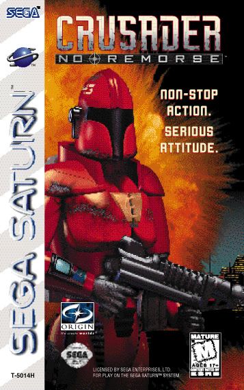 Crusader: No Remorse Other (ORIGIN Systems website, 1997): Sega Saturn box art